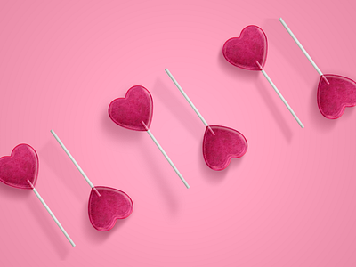 Heart Lollipops (Valentines Dribble Rebound)