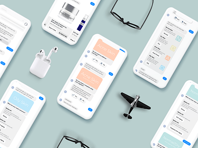 Chatbot Concept: Product Finder chat app chatbot design facebook facebook ads facebook messenger ios iphone ui