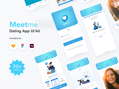 MeetMe app UI kit