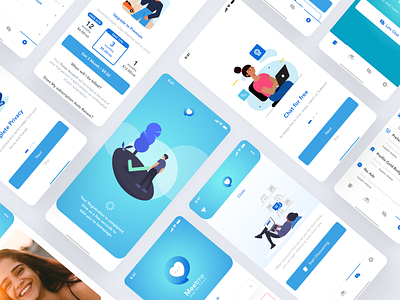 MeetMe Dating UI Kit android app clean dating dating app dating kit dating ui dating ux dating website datingapp design illustration ios mobile redesign ui ux