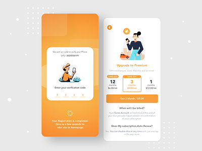 Subscription Page UI android app clean design illustration ios mobile redesign ui ux