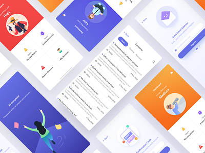 Alert iOS and Android app UI android app app design branding design flat illustration ios ironsketch mobile redesign typography ui ux vector