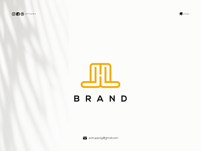 Brand awesome logo brand design branding design letter logo logodesign logomaker logotype modern logo ponuppo