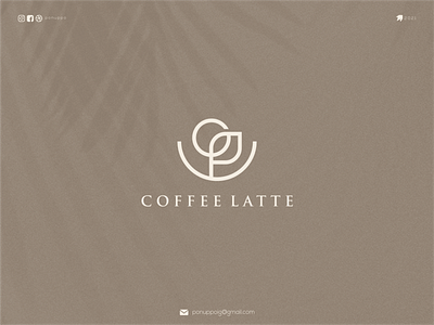 coffe latte awesome logo brand design branding design letter logo logodesign logomaker logotype modern logo ui ux