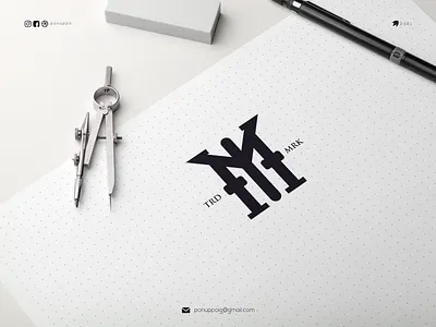 MY awesome logo brand design branding brandlogo design latter logo letter logo logodesign logomaker logotype modern logo monogramym ponuppo ui ux