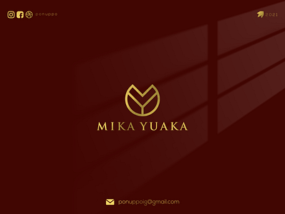mika yuaka amination awesome logo brand design branding design flatdesign letter logo logodesign logomaker logotype modern logo typography ui ux