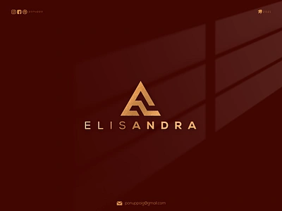 Elisana awesome logo brand design branding design letter logo logo design logodesign logomaker logotype lootbox luxury logo modern logo monogram logo