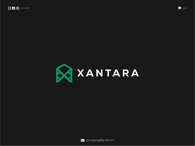 Xantara awesome logo brand design brand identity branding branding design design letter lettering logo logodesign logomaker logotype modern logo ui ux