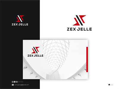 ZEX JELLE awesome logo brand design branding design letter logo logodesign logomaker logotype modern logo monogram logo ponuppo ui ux