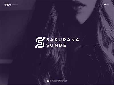 Sakurana Sunde awesome logo brand design branding design letter logo logodesign logomaker logotype luxurious modern logo monogram logo ponuppo ui ux