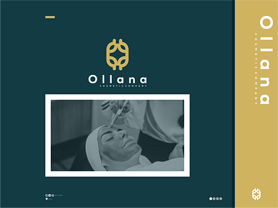 OLLANA awesome logo brand design brand identity branding brandmark design illustrator letter lettering logo logodesign logomaker logotype modern logo ponuppo typogaphy