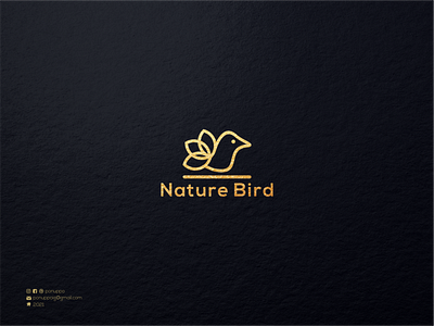 Nature Bird awesome logo brand design brand identity branding branding design design letter logo logodesign logomaker logotype modern logo monogram ponuppo ui ux