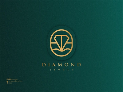 Diamond Jewels brand design branding design graphic design illustration logo logodesign logomaker modern logo ui ux vector