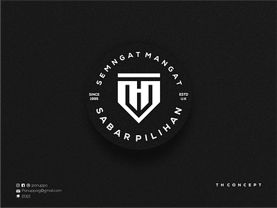 TH Concept brand design branding design letter th lettering logo logodesign logomaker modern logo monogram concept th concept th logo ui ux