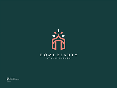 Home Beauty beauty logo brand design brand mark branding design home logo concept illustration logo logodesign logomaker luxury logo modern logo sale sale logo ui vector