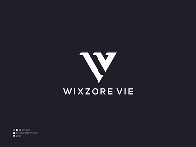 WV TRIANGLE LOGO DESIGN brand design branding design logo modern logo