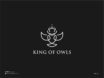 Owls Logo brand mark branding jewelry logo king logo king owls logo logo logo maker luxury logo owls logo sale logo sport logo ui