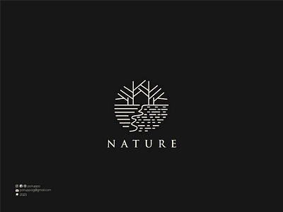 Lineart Nature Logo