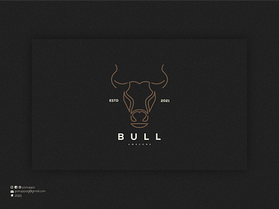 Monoline Bull Logo