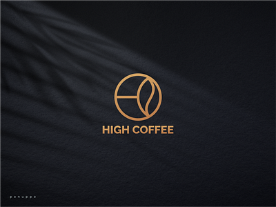 High Coffee Logo brand design brand mark branding coffee design food logo illustration jewelry logo logo logodesign logomaker modern logo simple logo top logo ui vector