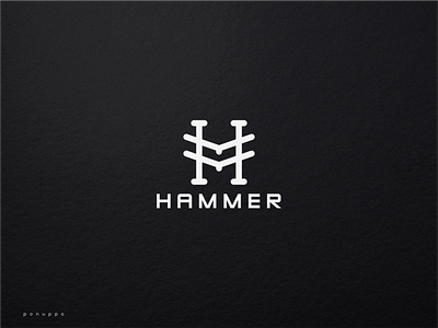 Monogram HM Logo Design . by Enwirto on Dribbble