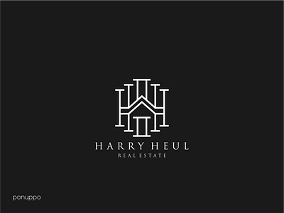 Letter H Real Estate Concept Logo