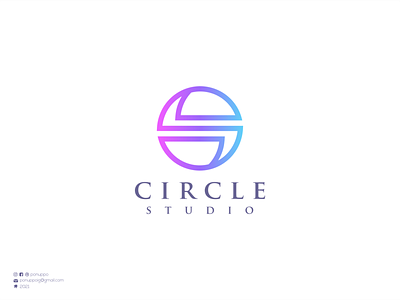 Circle Studio brand design branding circle design illustration letter o logo logo maker logodesign logomaker modern logo sale logo simple logo top logo ui vector