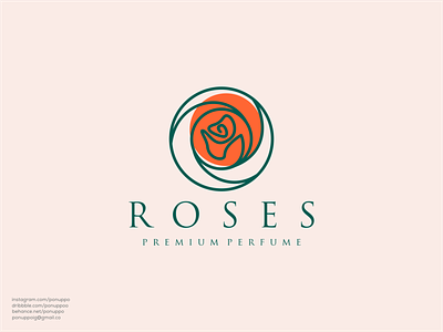 Roses Logo beauty brand design branding clothing design illustration jewelry jual logo lineart logo logo logodesign logomaker modern logo roses logo sale logo top logo typography ui vector
