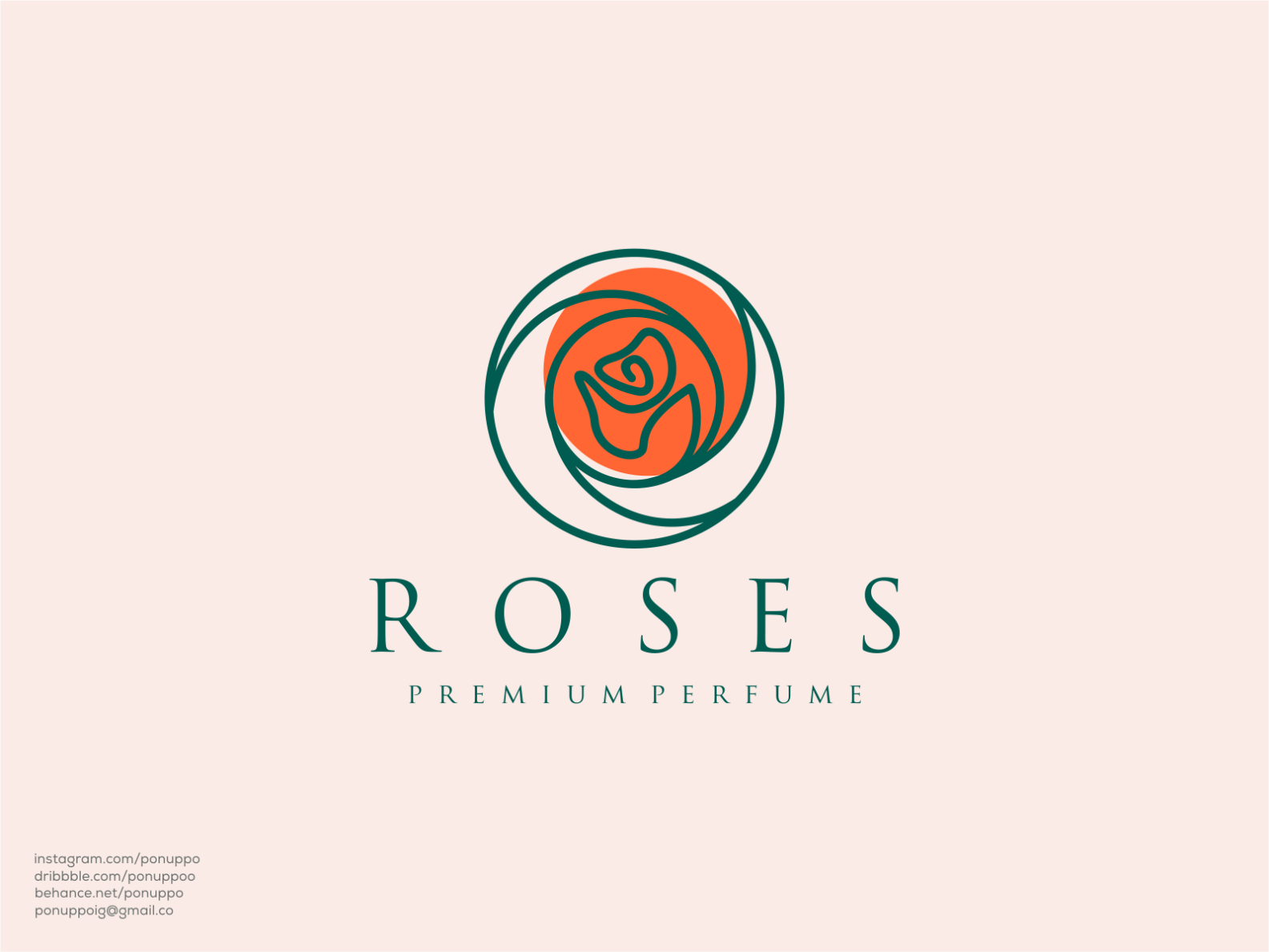 Roses Logo by ponuppo on Dribbble