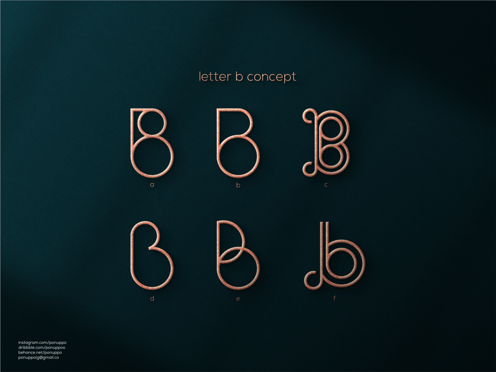 Letter B Concept By Ponuppo On Dribbble