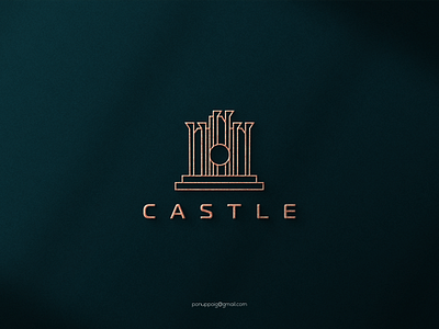 Castle brand design brand mark branding castle design illustration jewelry logo logo maker logodesign logomaker modern logo sale sale logo typography ui vector