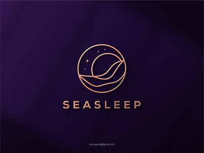 Seasleep beauty brand design branding design illustration jewelry lineart logo logo logo maker logo sale logodesign logomaker luxury modern logo monoline logo nature sleep top logo ui vector