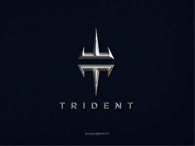 Trident brand design branding creative design illustration jewelry logo logodesign logomaker modern logo real estate sale logo sport trident logo vector