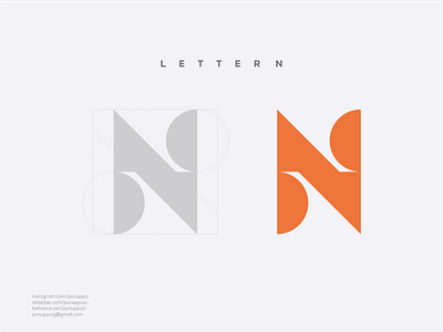 Letter N Logo brand design branding design illustration letter n letter n logo logo logodesign logomaker modern modern logo n logo ui vector