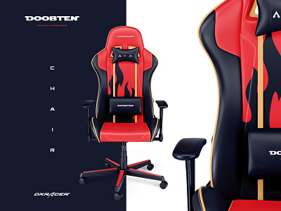DXRACER doobten chair chair design doobten dxracer esports flame gaming logo