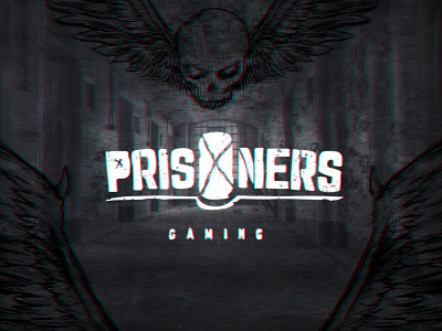 PRISONERS GAMING counter strike csgo e sports e sports logo gaming gaming logo grunge logo prisoners vintage