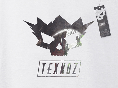 TEXNOZ Logo gamer logo gaming gaming logo grunge logo skull twitch typo