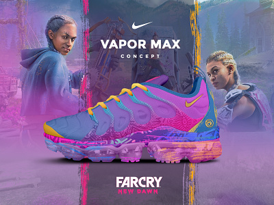 New Dawn - Vapor Max concept farcry footwear newdawn nike ubisoft vapormax