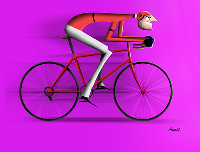 ciclista 01 illustration
