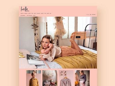 eCommerce // Children's Clothing Label design ecommerce shopify