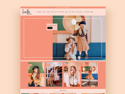 eCommerce // Children's Clothing Label // Shopify design ecommerce graphic design shopify