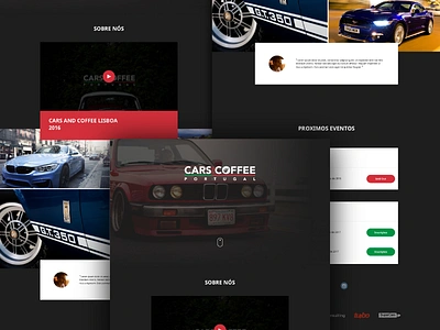 Cars And Coffee Portugal concept bmw cars clean coffee e30 minimal portugal site ui video web website