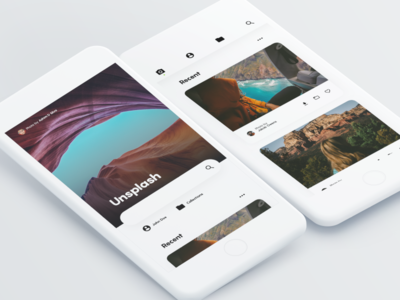 Unsplash Concept - Homepage