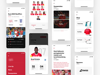 Football Federation App - Overview app article clean dash dashboard feed football game interface live minimal minimalist product design scores shop soccer sports status team ui