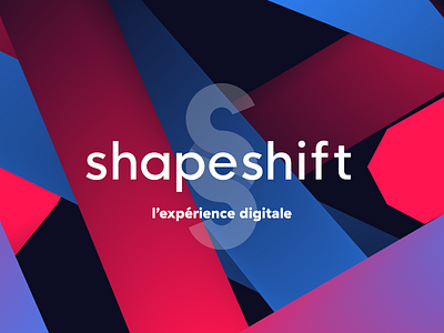 Hellooo 👋 We are Shapeshift : your digital agency near Paris.. branding design flat icon logo typography