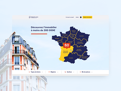 Petits Prix Immo design immobilier ui website