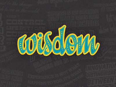 Wisdom color patterns thesis type