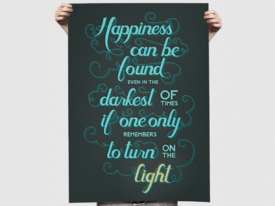 Can't Go Wrong With a Harry Potter Quote harry potter lettering poster quote