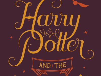 The Philosopher's Stone Book Cover book cover fanart fandom harry potter illustration lettering