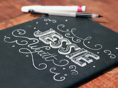 Moleskine Sketch black lettering moleskine white